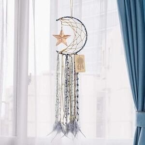 Blue Moon & Star Dreamcatcher | Feather and Lace Dreamcatcher | Dreamcatchers |
